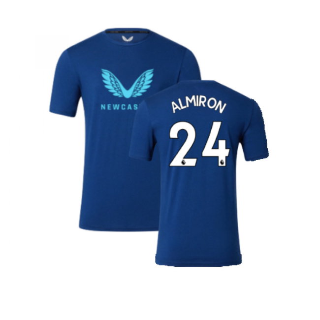 2022-2023 Newcastle Players Travel Tee (Ink Blue) (ALMIRON 24)-SoccerKits Hub | Buy Soccer Jerseys Online